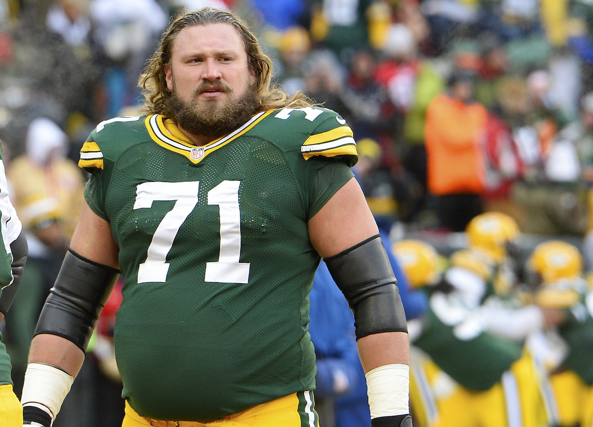 Green Bay Packers offensive lineman Josh Sitton by Mike DiNovo—USA TODAY Sports.