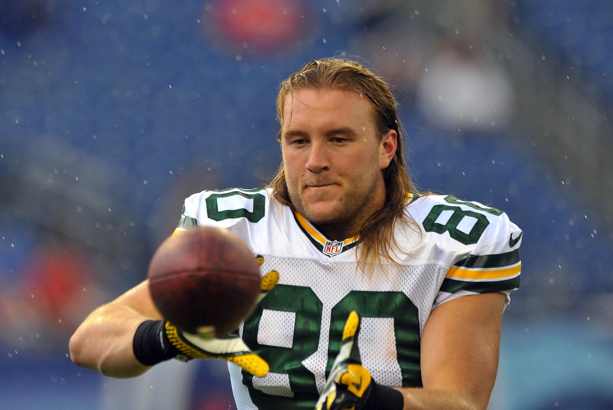 Green Bay Packers tight end Justin Perillo by Jim Brown—USA Today Sports.