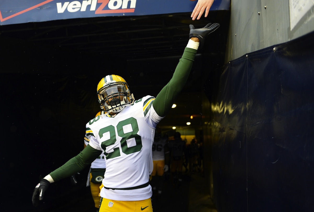 Green Bay Packers safety Sean Richardson by Mike DiNovo—USA TODAY Sports.