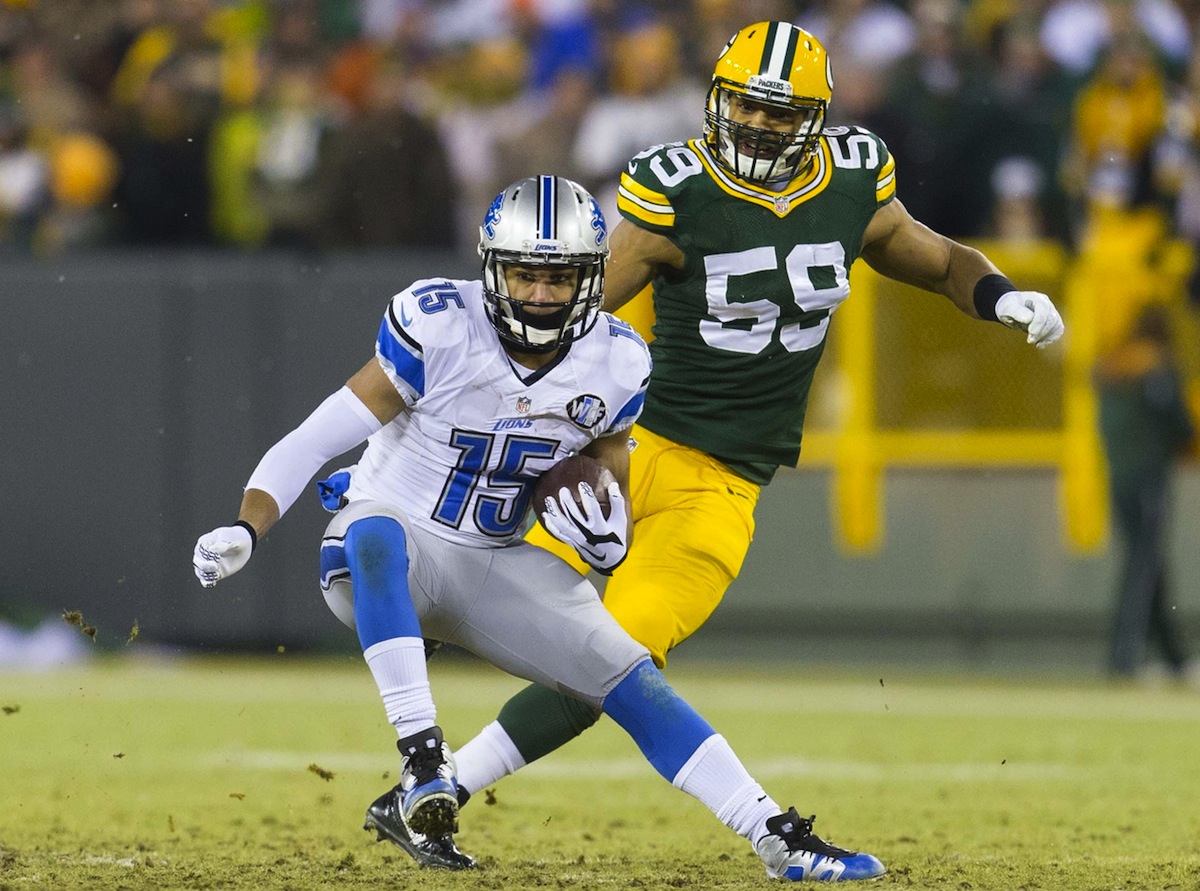 Former Green Bay Packers linebacker Brad Jones—Jeff Hanisch, USA TODAY Sports.