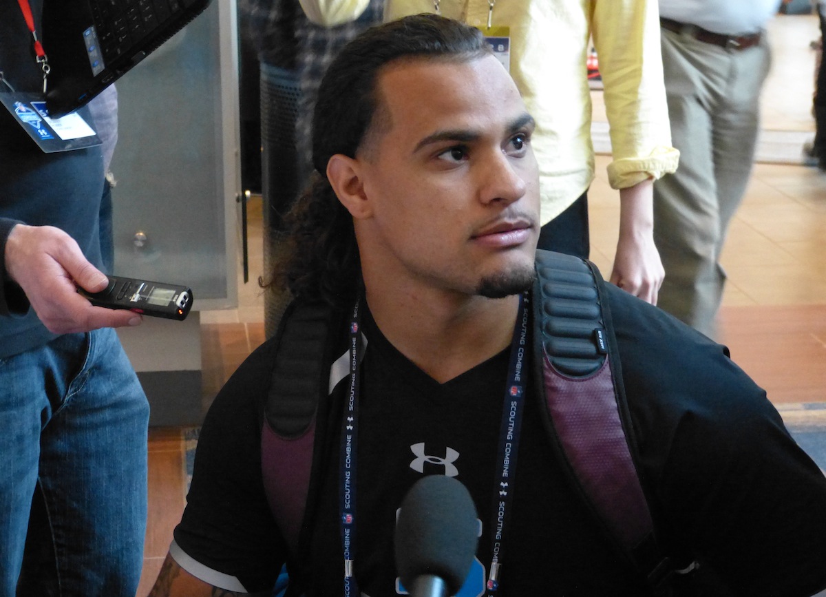 Green Bay Packers linebacker Carl Bradford—Brian Carriveau, CheeseheadTV.com.