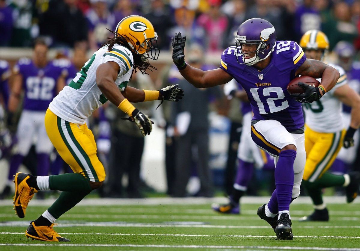 Minnesota Vikings wide receiver Charles Johnson—Bruce Kluckhohn, USA TODAY Sports.