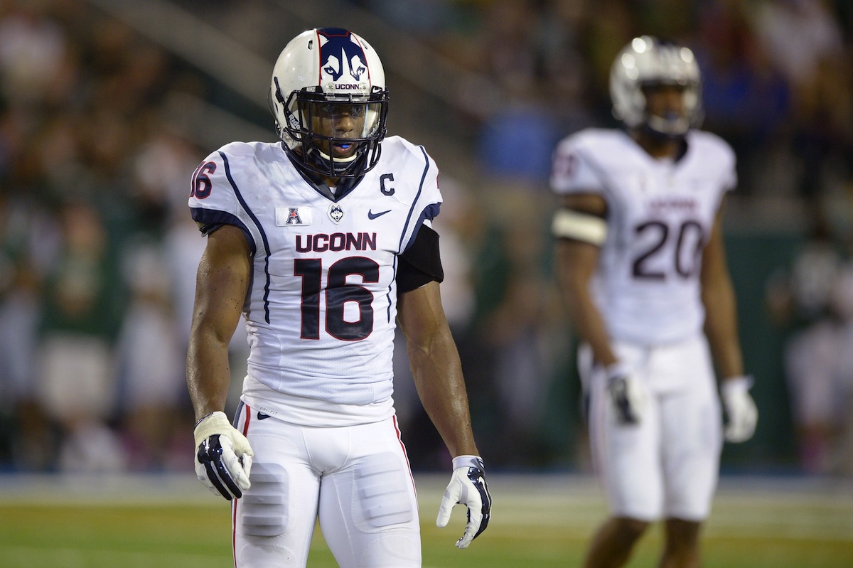 UConn cornerback Byron Jones—Glenn Andrews, USA TODAY Sports.